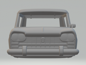 Fiat 2300 familiare 63 Modello di stampa 3D