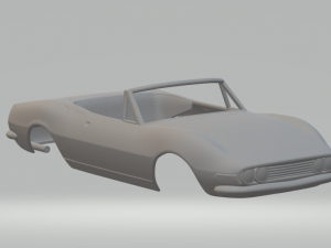 Fiat dino 135 spider 69 Model Cetak 3D