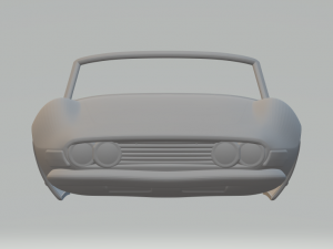 Fiat dino 135 spider 69 3D प्रिंट मॉडल