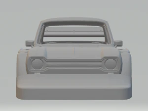 Escort race car 3D Print Model