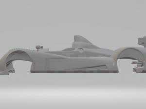 ORECA FLM 09 chevrolet 3D Baskı Modeli