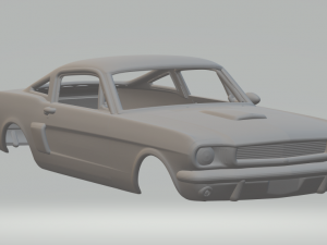 Mustang 69 3D Print Model