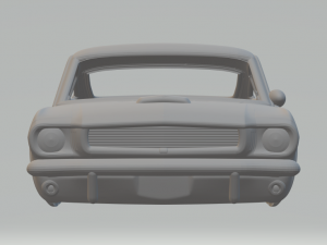 Mustang 69 3D Print Model
