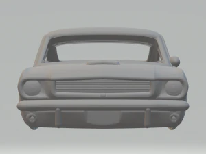 Mustang 69 3D Print Model
