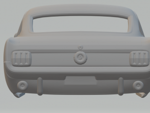 Mustang 69 3D Print Model