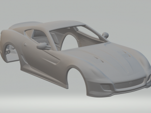 Ferrari 599 gto 2011 Modèles 3D en vedette