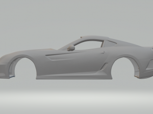 Ferrari 599 gto 2011 Modello di stampa 3D