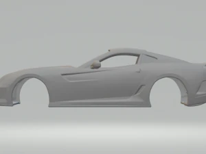 Ferrari 599 gto 2011 3D Print Model