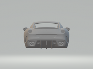 Ferrari 599 gto 2011 Modello di stampa 3D