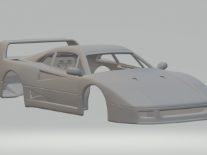 Ferrari f40 1987 3D Print Model