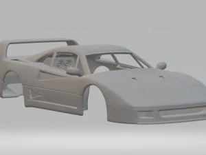 Ferrari f40 1987 3D Baskı Modeli