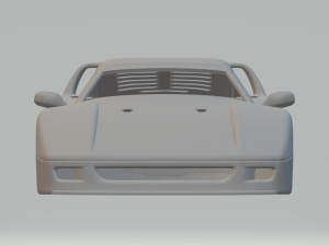 Ferrari f40 1987 3Dプリントモデル