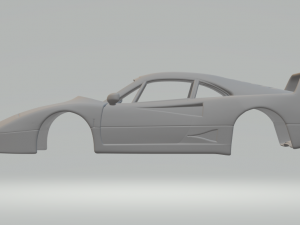Ferrari f40 1987 3Dプリントモデル