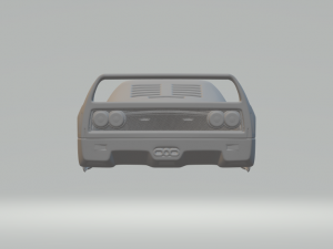 Ferrari f40 1987 3Dプリントモデル