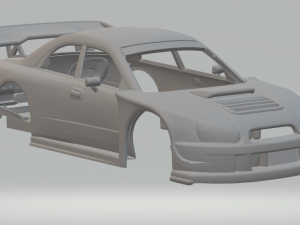 Subaru impreza jgtc Model do druku 3D