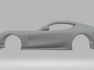 Ferrari omologata 2020 3D Baskı Modeli