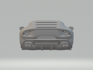 Ferrari omologata 2020 3D Baskı Modeli