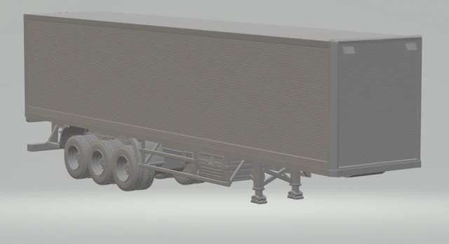 Trailer randon box brazil 3D Print Model .c4d .max .obj .3ds .fbx .stl .blend 