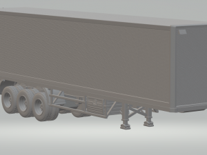 Trailer randon box brazil Model do druku 3D