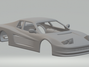 Ferrari testarossa 86 3D Print Model