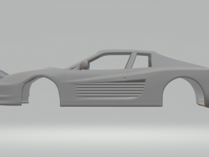 Ferrari testarossa 86 3D-printmodel