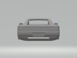 Ferrari testarossa 86 3D-printmodel