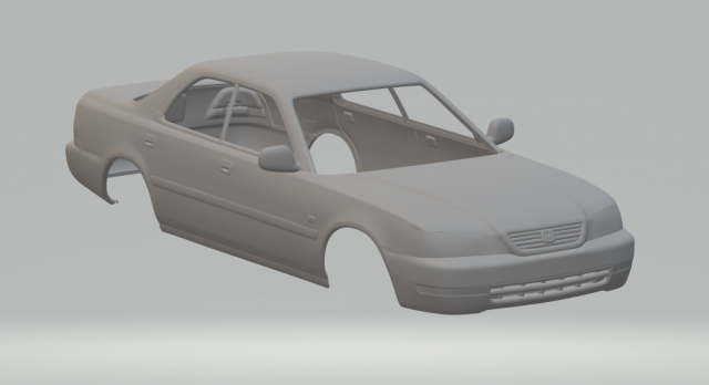 Honda saber mk1 1995 Modello di stampa 3D .c4d .max .obj .3ds .fbx .stl .blend 