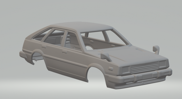 Honda quint 80 3D 打印模型 .c4d .max .obj .3ds .fbx .stl .blend 