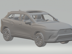 Toyota corolla cross 3D प्रिंट मॉडल
