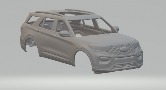 Explorer 2020 3D-printmodel .c4d .max .obj .3ds .fbx .stl .blend 