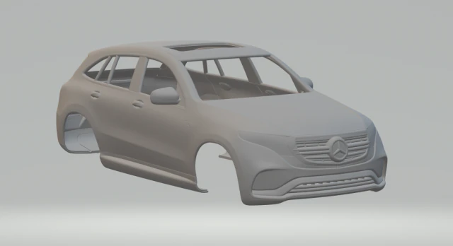 Mercedes benz eqc amg 2020 3D Print Model .c4d .max .obj .3ds .fbx .stl .blend