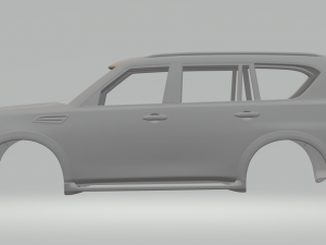 Nissan patrol Modèles 3D en vedette