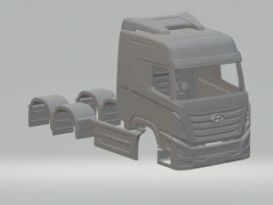 Hyundai xcient 3D Print Model