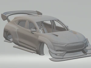 Mustang race car 3D Print Model