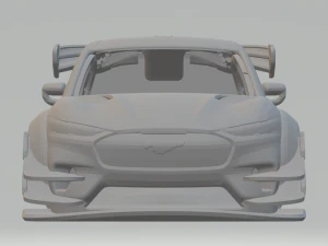 Mustang race car 3D Print Model