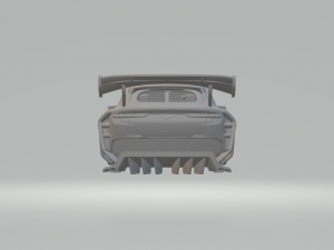 Mustang race car 3D प्रिंट मॉडल