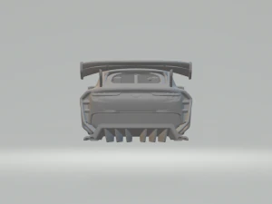 Mustang race car 3D Print Model