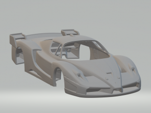 Mustang race car 3Dプリントモデル