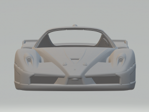 Mustang race car 3Dプリントモデル