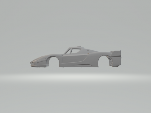 Mustang race car 3Dプリントモデル