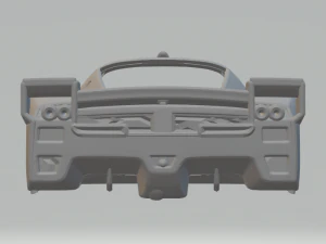 Mustang race car 3D Print Model