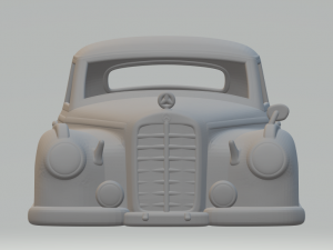 Mercedes benz 300 limousine 51 3D Baskı Modeli