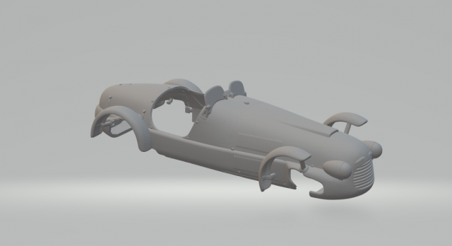 Ferrari 166 Inter Sport 3D printmodel .c4d .max .obj .3ds .fbx .stl .blend