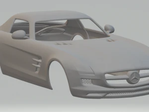 Мерседес бенз слс 3D Принт Модель