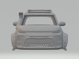 Kia soul exteme Modèles 3D en vedette