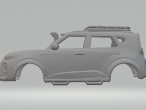 Kia soul exteme Modèles 3D en vedette