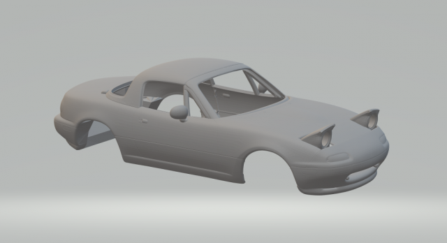 Mazda miata mx-5 3D Baskı Modeli .c4d .max .obj .3ds .fbx .stl .blend 