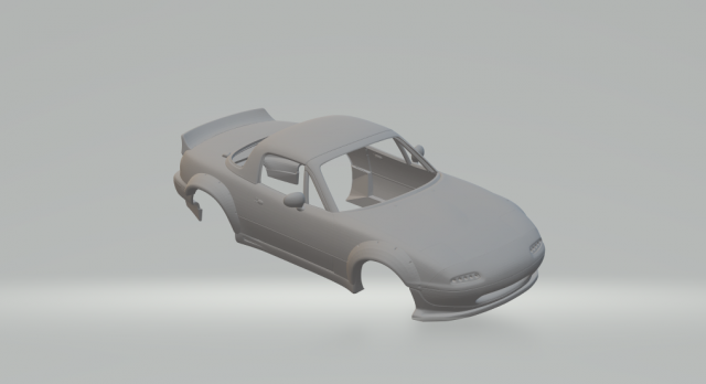 Mazda miata mx-5 3D-Druckmodell .c4d .max .obj .3ds .fbx .stl .blend 