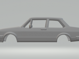 Volkswagen jetta mk1 3D 프린트 모델