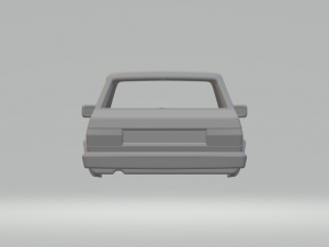 Volkswagen jetta mk1 3D 프린트 모델